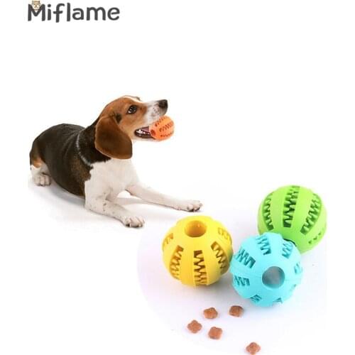 Miflame Dog Molar Toys Pet Watermelon Ball Silicone Rubber Toys Cat Supplies Cleaning Toys Pet Chew Toys Leaking Ball For Puppy