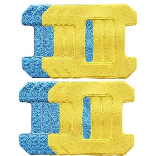 New Rubbing Mop Pads for Hobot 298 Window Cleaning Robot Robot Accessories Rag Premium Microfiber Material Wet Cleaning+Dry