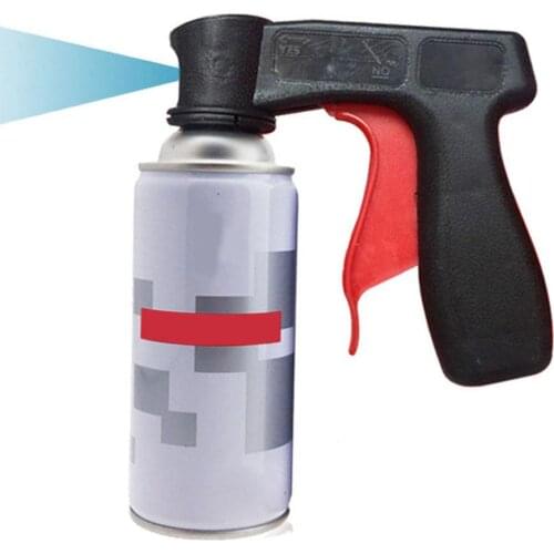 Spray Adaptor Paint Care Aerosol Spray Gun Handle With Full Grip Trigger Locking Collar Maintenance Repair Tool Car Accessories