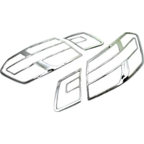 Styling Chrome Tail Light Cover L&R 2PCS New for 10-13 Mercedes Benz W212 E Class Durable