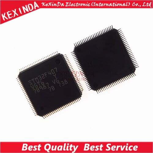 STM32F407VGT6 STM32F407 STM32F407 VGT6 LQFP-100 10pcs/lot Free shipping