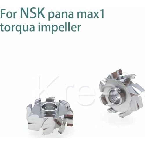 1pcs handpiece Impeller for NSK pana Max1 torque Push button turbine air rotor wind rotor high speed handpiece Spare Parts