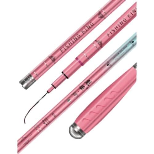 2.7M-6.3M Carp Fishing Stick Super Hard Hand Pole Carbon Fiber Telescopic Wedkarstwo Olta Fishing Rod Pesca Fishing Gear