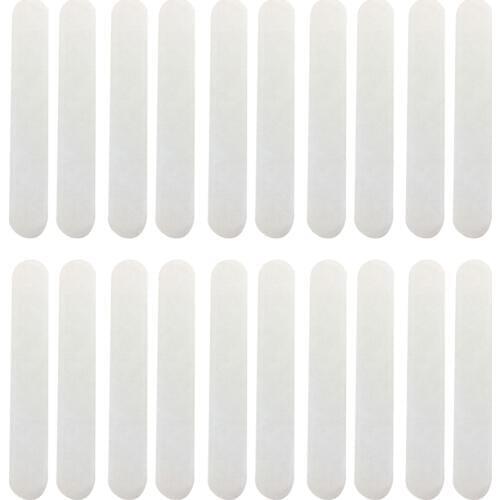 20pcs Hat Sweat Guard Bands Liner Protector Cap Sizing Tape Size Reducer Caps Hats Saver White for Summer