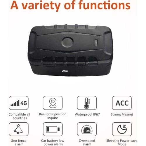 4G GPS Car Tracker LK900C-4G Add 20000mAh Battery Long Time Standby Magnetic Locator for Vehicle Real Time Tracking Device