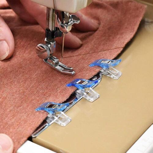 50 PCS Colorful Sewing Craft Quilt Binding Plastic Clips Clamps Pack Mixed Plastic Garment Clips for DIY Patchwork Fabric