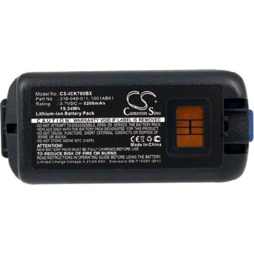 Cameron Sino 5200mAh Battery 1001AB01, 1001AB02, 318-046-001, 318-046-011, AB18 for Intermec CK70, CK71