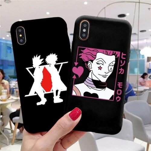 Fundas For iPhone 7 8 Plus 11 12 Pro Max 12Mini X XS XR Xs Max 6 6S 5 5S SE Hisoka Hunter X Hunter Killua Zoldyck Anime TPU Case