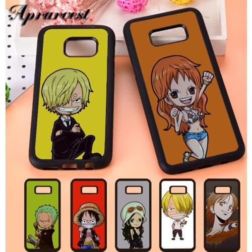 Aprarvest ONE PIECE ANIME MANGA MONKEY D LUFFY Phone Case Cover For Samsung S5 S6 S7 edge S8 S9 Plus S10 lite S10E Note 5 8 9 10