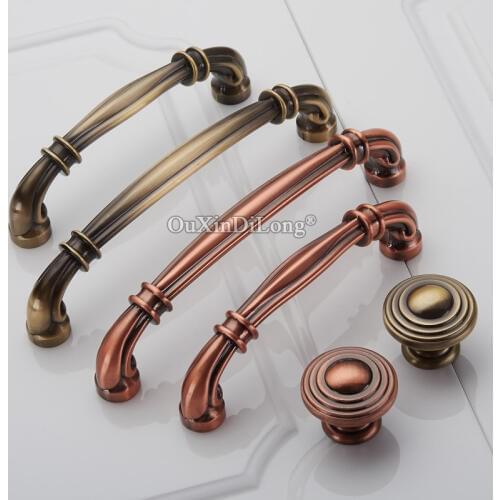 Elegant Designed 10PCS European Solid Kitchen Cabinet Door Handles Cupboard Wardrobe Dresser Drawer Cabinet Pulls Handles & Knob