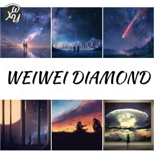 Fantasy Diamond Painting Kit Diamond Embroidery Landscape Diamond Painting Kits Diamond Painting Accessories for Home Decoration