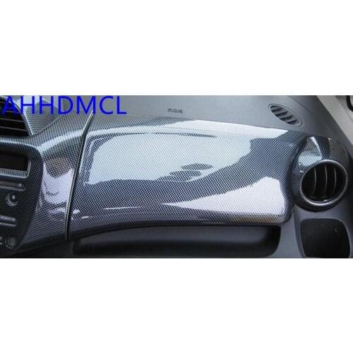 Car Interior Mouldings Modification Decorative Trim Frame Interior Sequins Carbon Fiber Color For Fit 2008 2009 2010 2011 -2013