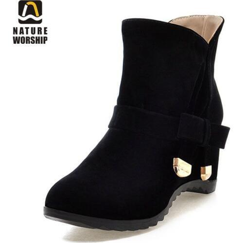 Nature Worship Women's Wedge Ankle Boots