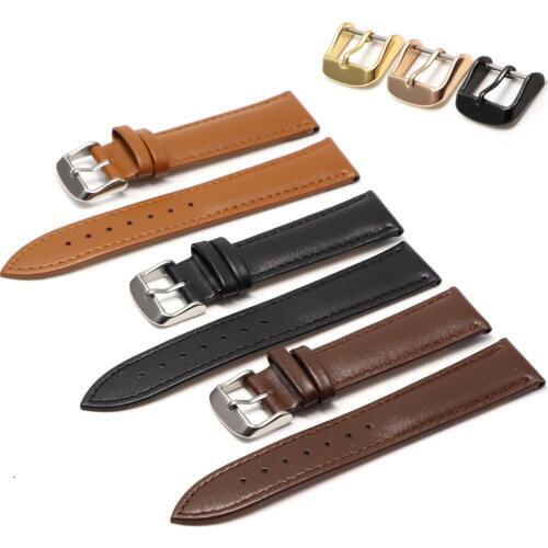 Suitable for Leather Watch Band For Tissot Longines DW Universal Seiko Gear Samsung S2 S3 huawei gt watchstrap