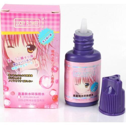 15ml Professional Korea Eyelash Glue Excellent Eyelash Extension Glue No Stimulation Eyelash Adhesive For Pregnant Women