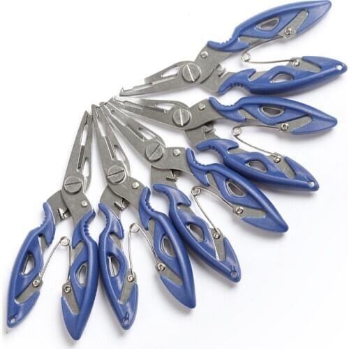 Fishing Plier Scissor Braid Line Lure Cutter Hook Remover etc. Tackle Tool Cutting Fish Use Tongs Multifunction Scissors