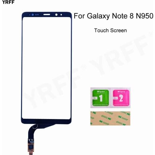 For Samsung Note8 Glass Touch Sensor Panel For Samsung Galaxy Note 8 Note8 N950 Touch Screen Digitizer Panel Repair Part Tools