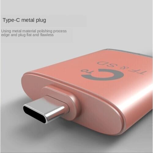 Type-C card reader multifunctional Android mobile phone OTG two in one TF card SD card metal high speed 3.1 card reader