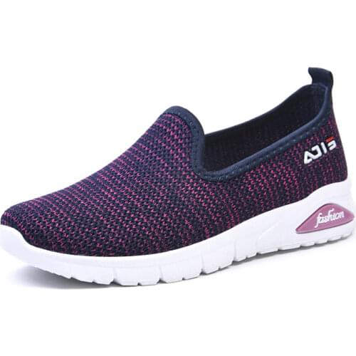 Womens Shoes 2021 New Sports Leisure Breathable Shoes Sneakers for Women Soft Sole Fashion Mother Shoes for Spring Summer Fall