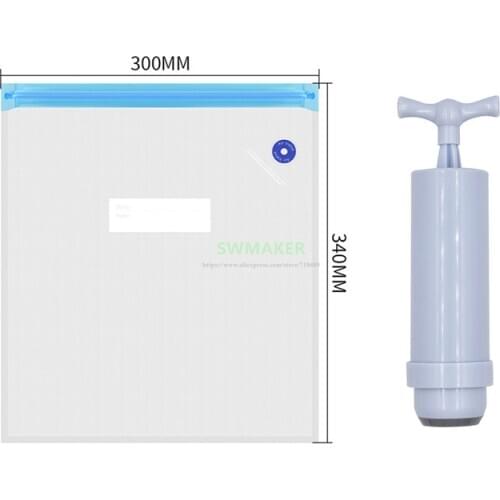 1pcs 30x34cm ABS Filament Storage / Bag, PLA Filament Safekeeping, Humidity Resistant, TPU PETG Vacuum Sealing Bags- Food grade