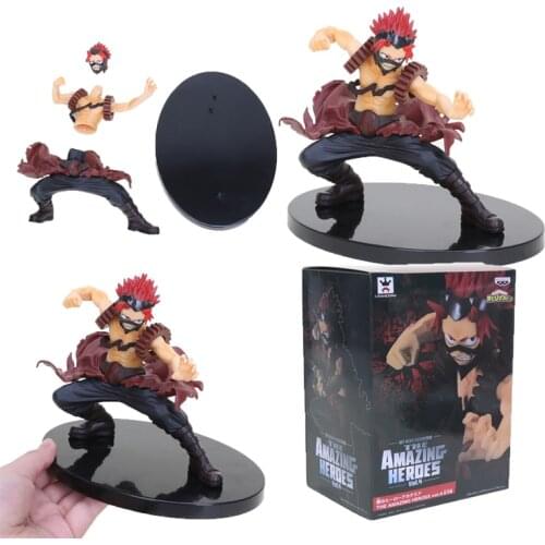 13cm My Hero Academia Figure Toy Anime Kojiro Red Riot Eijiro Kirishima Action Model My Hero Academia PVC Action Model Toys