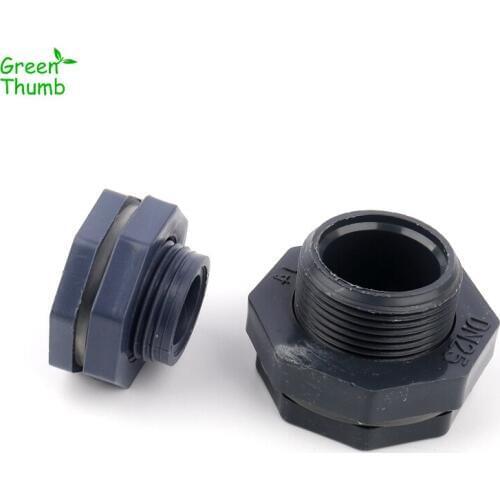 8pcs Water Tank Connector Male Thread 1/2inch/1inch PVC Plastic Water Tower/Pool/Socket Connectors Water Fittings