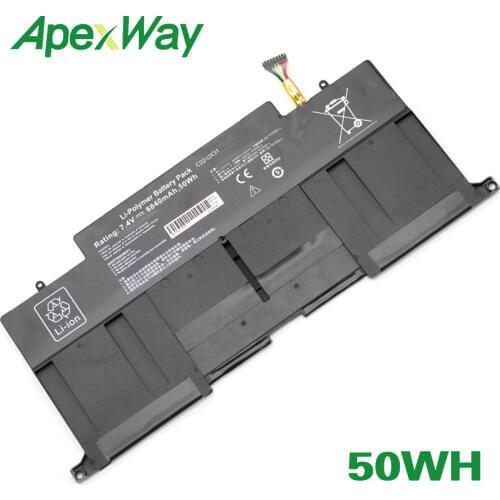 ApexWay 7.4V Laptop Battery C22-UX31 Battery For Asus C23-UX31 ZenBook UX31A UX31E Ultrabook Series