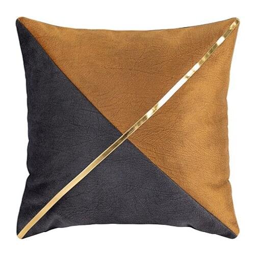 American Technology velvet Stitching pillow custom made Sofa bed head cushion cover Lumbar pillowcase 45x45cm&30x50cm