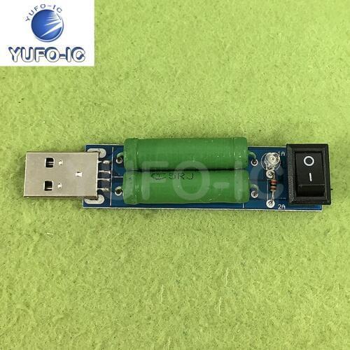Free Ship 1PCS The Discharge Resistor USB Charging Current Detection Load Test USB Load 1A/2A Switch