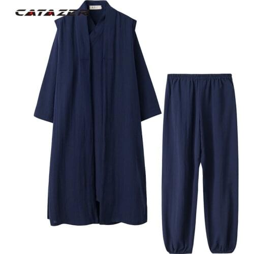 Catazer Tai Chi Wu Dang Uniform Kung Fu Uniform Traditional Chinese Clothing Uniform Tang Suit Costume Show Meditation Clothes