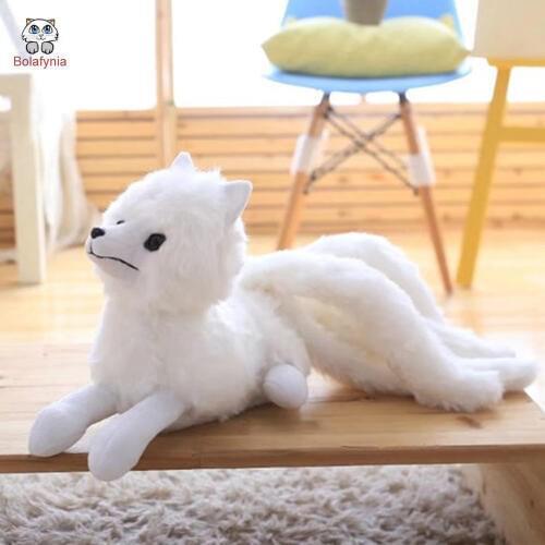 BOLAFYNIA Children Plush Stuffed Toy Nine white fox doll Baby Kids plush Toy for Christmas Birthday Gift