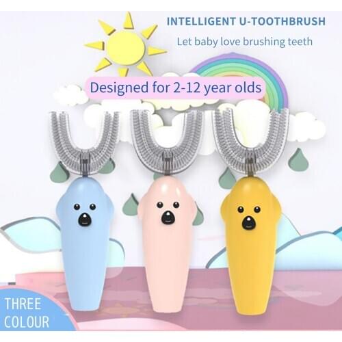 Degrees Kids Sonic Electric Toothbrush Sikat Gigi, Elektrik Ultrasonik Pengisian Automatic Ultrasonic Berus gigi kanak-kanak