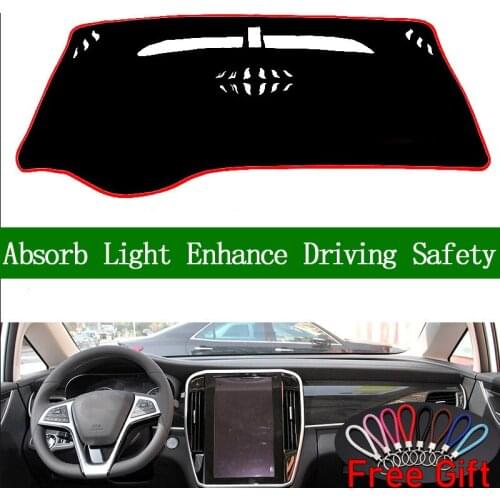 For BYD SONG MAX 2017 2018 2019 Dashboard Cover Sun Shade Non-slip Dash Mat Pad Carpet Car Stickers Interior Accessories