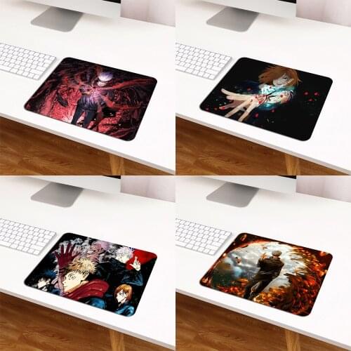 Jujutsu Kaisen Satoru Gojo Small Mouse Pad Desk Pad Drop Shipping Mesa Gaming Hot Pad Mat anime keyboard Gaming accessories