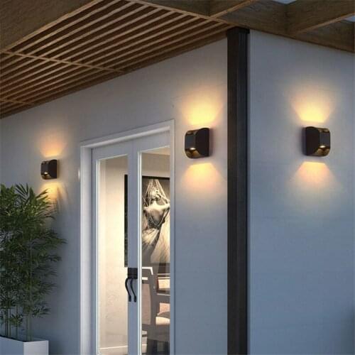 IP65 6W LED Outdoor Waterproof Wall Lamp Villa Corridor Wall Lights Outdoor Waterproof LED Wall Lamp Up And Down Lighting NR-110