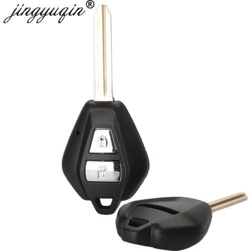 Jingyuqin 10pcs/lot Remote 2 Buttons Car Key Shell Case For Isuzu D-Max 2 Fob Case