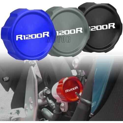 FOR BMW R1200R R1200 R 1200R 2007 2008 2009 2010 2011 2012 2013 2014 Motorcycle CNC Rear Brake Fluid Reservoir Cap Oil Cup Cover
