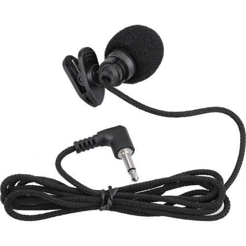 Mini Portable Clip-on Lapel Lavalier 3.5mm Jack Condenser Hands-free Microphone Mic for Computer PC Laptop Loundspeaker