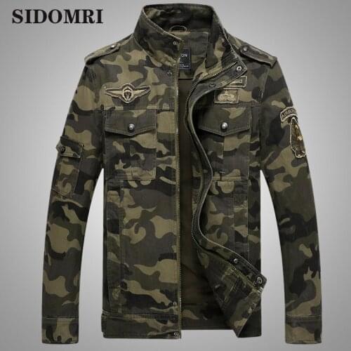 Cotton Military Jacket Men 2021 Autumn Soldier MA-1 Style Army Jackets Male Brand Slothing Mens Bomber Jackets Plus Size M-4XL