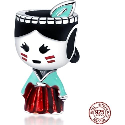 CODEDOG 2020 New Little Robot Beads Fit Original 3mmBracelet 925 Sterling Silver Charm Making DIY Jewelry Gift CMC016