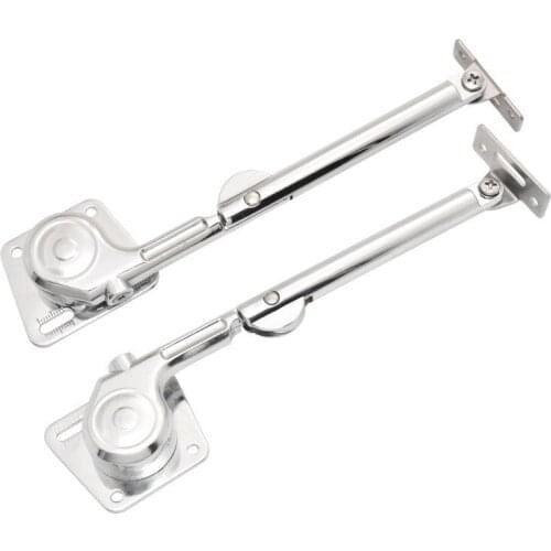 2PCS/Set Cabinet Lift Support Soft Close Hinges Gas Spring Lid Support Toy Box Hinges, Kitchen Cabinet Hinges Safety Lid Support