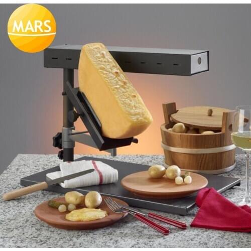 Semi-Circle Cheese Rotaster Steak Machine Electirc Cheese Heating Melter Raclette Hot Melt Machine Kitchen Butter Baking Tool