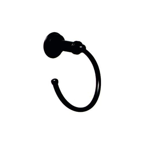 Siyah Yuvarlak Havluluk