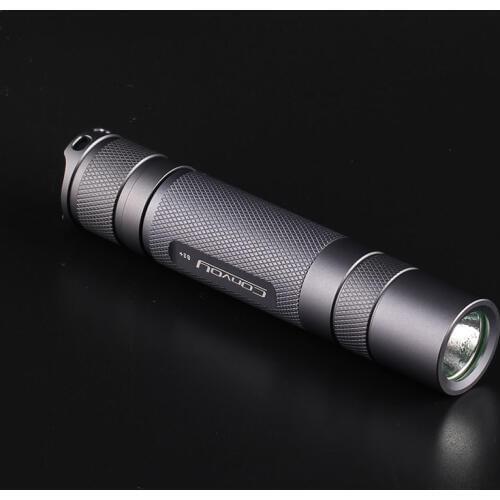 Convoy S2+ Black Cree XML2 U2-1A AMC7135*3 2-Group 3/5-Mode EDC LED Flashlight