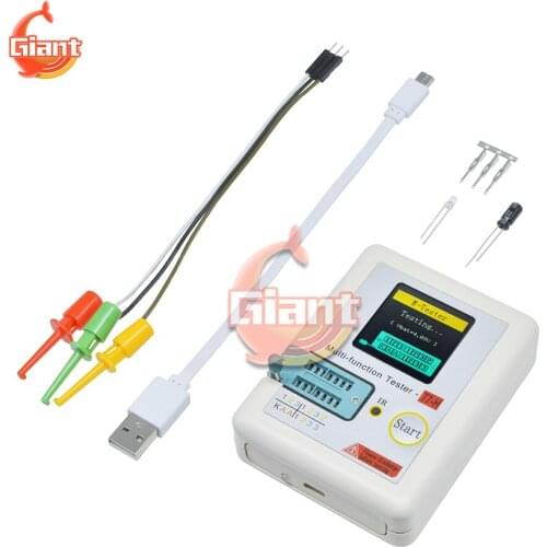 TC-T7-H Transistor Tester Diode Triode Capacitance Meter LCR NPN PNP MOSFET IR Multifunction Tester Digital Multimeter 4.8