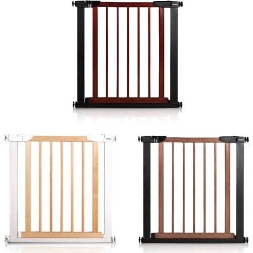 Pet Textured Graphite Frame Decorative Wood Door dog Gates for doorways