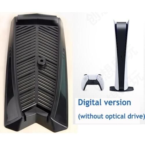 Built-in Cooling Vents with Non-slip Feet Vertical Stand For SONY PlayStation 5 PS5 Digital Edition Game Console Dock Mount Hold