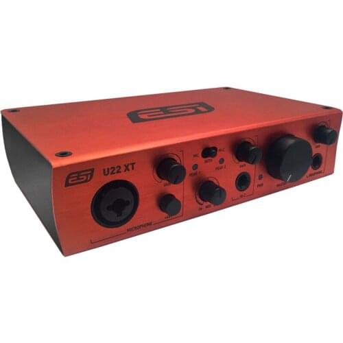 New ESI U22XT Professional USB 2.0 Audio Interface Sound Card 24-Bit/ 96KHz Full Speed 2 in 2 out WDM ASIO 2.0 Core Audio