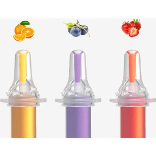 1Pcs Kids Smart Medicine Dispenser Needle Feeder Squeeze Medicine Dropper Dispenser Pacifier Feeding Utensils Baby Accessories