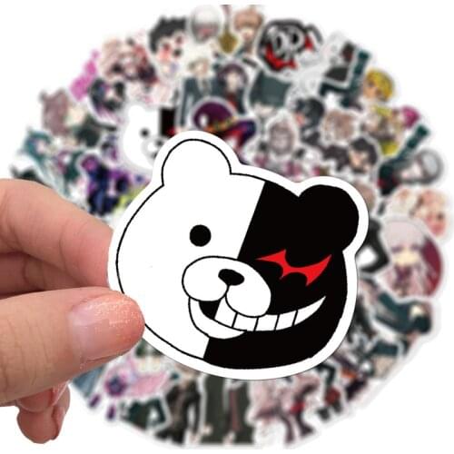 10/50PCS Mixed Danganronpa Game Stickers DIY Snowboard Laptop Luggage Fridge Guitar Graffiti Waterproof Classic Kid Toy Stickers